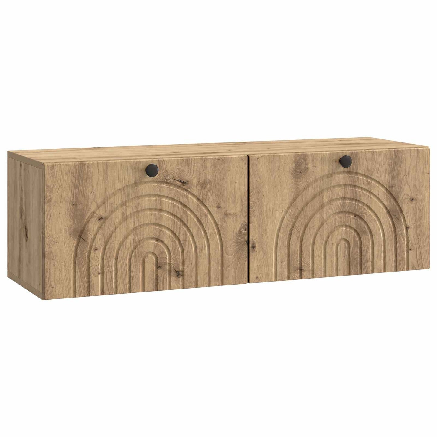 Væghængt TV-skab 98 x 31 x 30 cm Artisan-eg Konstrueret træ