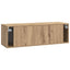Væghængt TV-skab 98 x 31 x 30 cm Artisan-eg Konstrueret træ