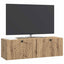 Væghængt TV-skab 98 x 31 x 30 cm Artisan-eg Konstrueret træ