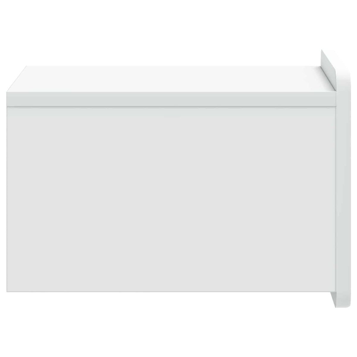 Væghængt Natbord 2 stk. Hvid 33 x 34,5 x 24 cm Konstrueret træ