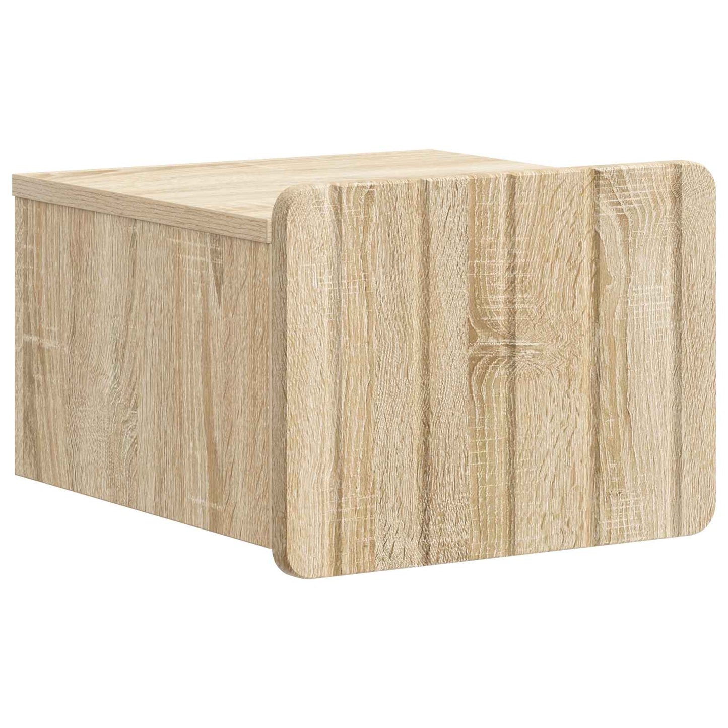 Væghængt Natbord Sonoma-eg 33 x 34,5 x 24 cm Konstrueret træ