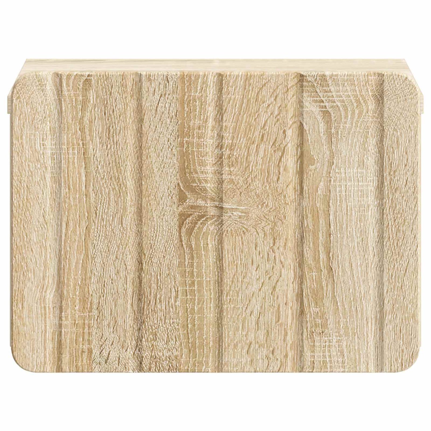 Væghængt Natbord Sonoma-eg 33 x 34,5 x 24 cm Konstrueret træ