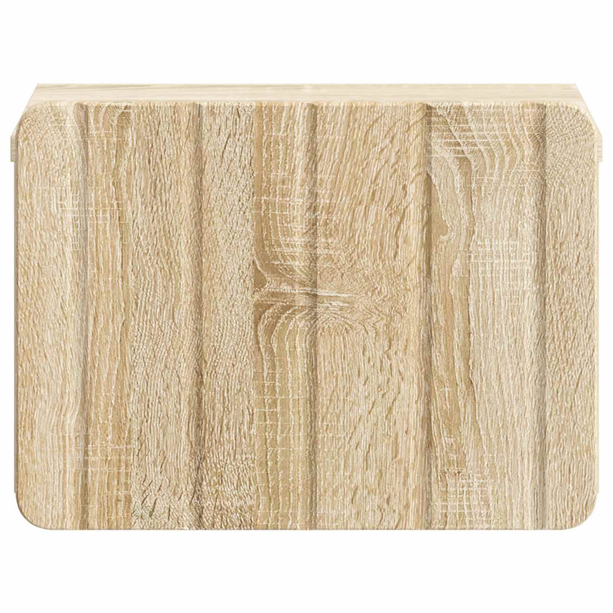 Væghængt Natbord 2 stk. Sonoma-eg 33 x 34,5 x 24 cm