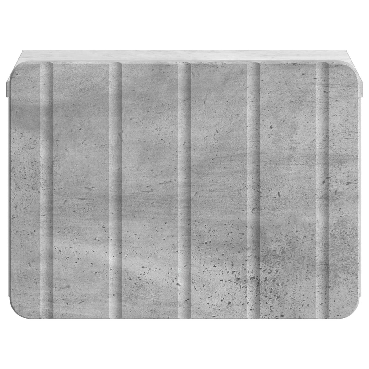 Væghængt Natbord Betongrå 33 x 34,5 x 24 cm Konstrueret træ