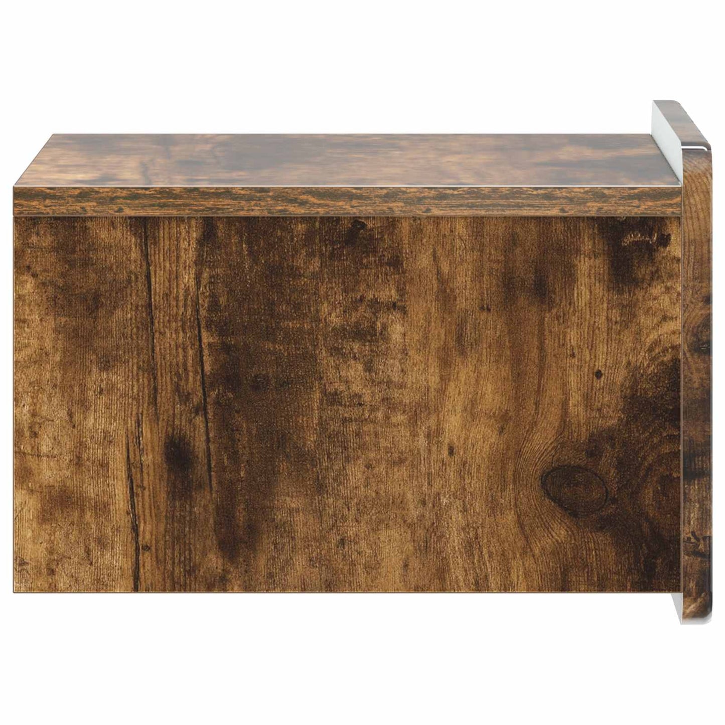 Væghængt Natbord Røget eg 33 x 34,5 x 24 cm Konstrueret træ
