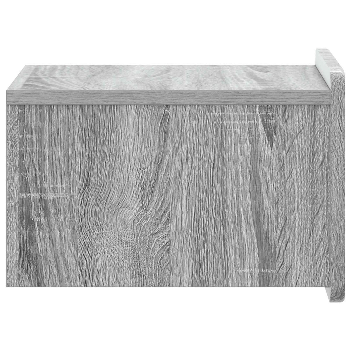 Væghængt Natbord 2 stk. Grå sonoma-eg 33 x 34,5 x 24 cm