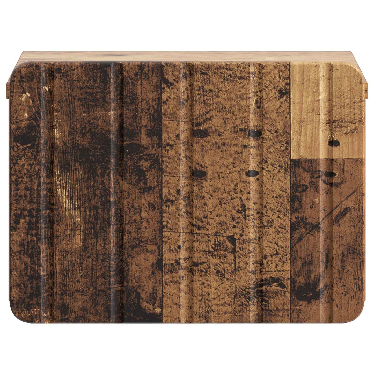 Væghængt Natbord Gammelt træ 33 x 34,5 x 24 cm Konstrueret træ