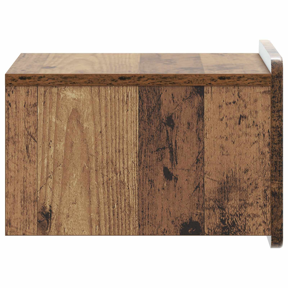 Væghængt Natbord Gammelt træ 33 x 34,5 x 24 cm Konstrueret træ