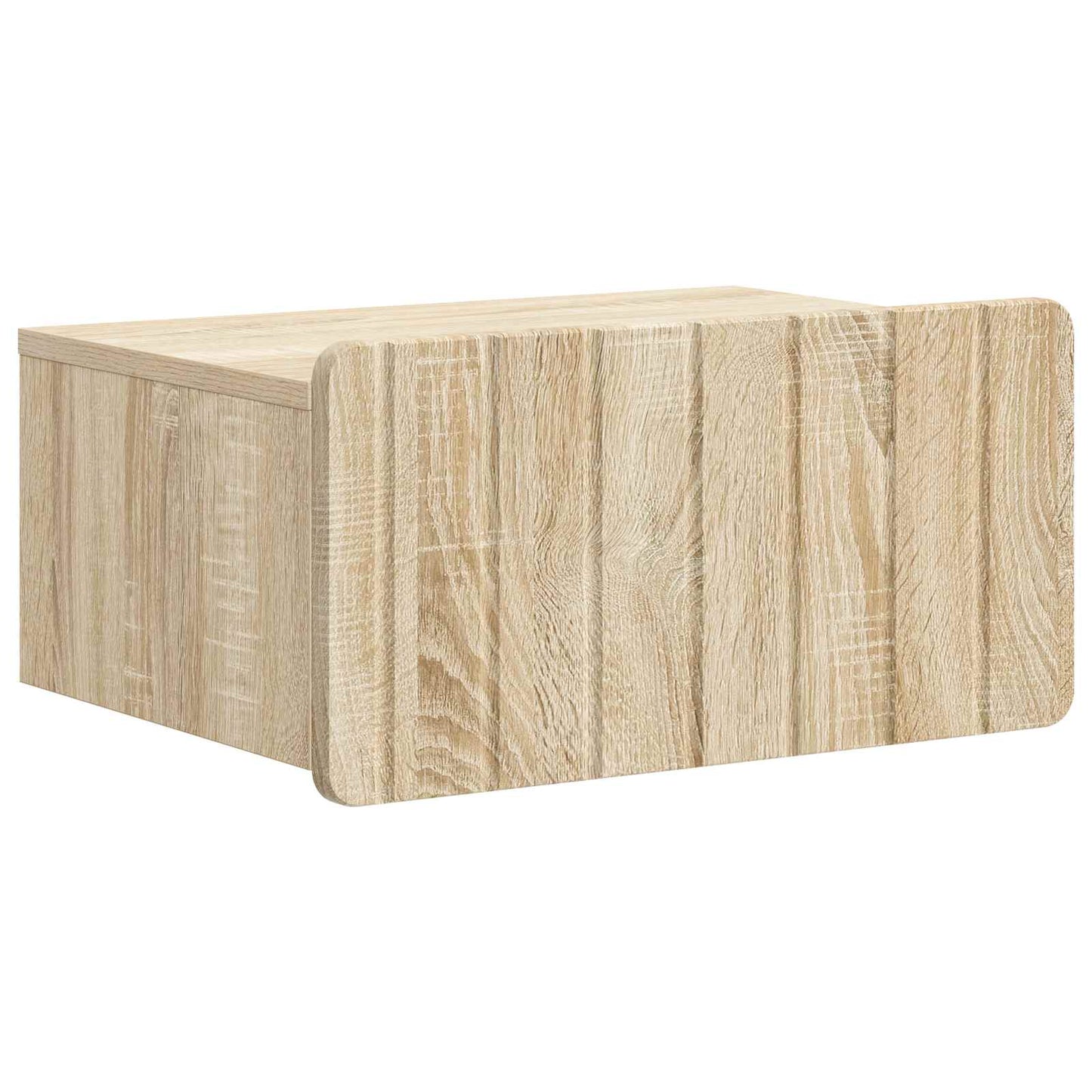 Væghængt Natbord Sonoma-eg 49 x 34,5 x 24 cm Konstrueret træ