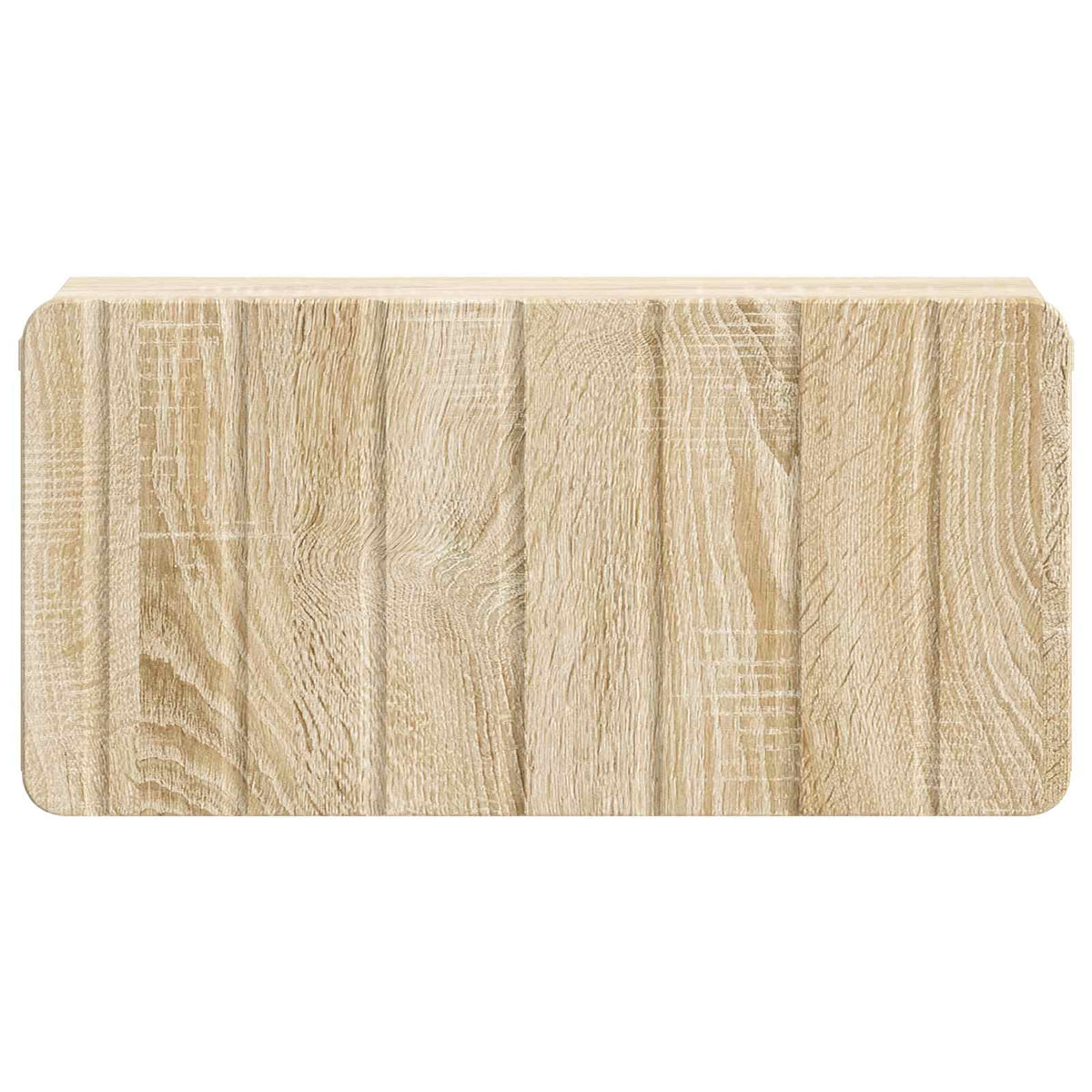 Væghængt Natbord Sonoma-eg 49 x 34,5 x 24 cm Konstrueret træ