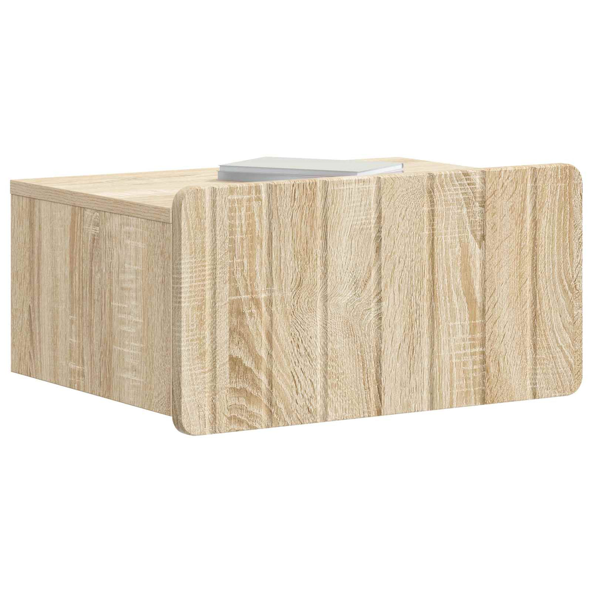 Væghængt Natbord Sonoma-eg 49 x 34,5 x 24 cm Konstrueret træ
