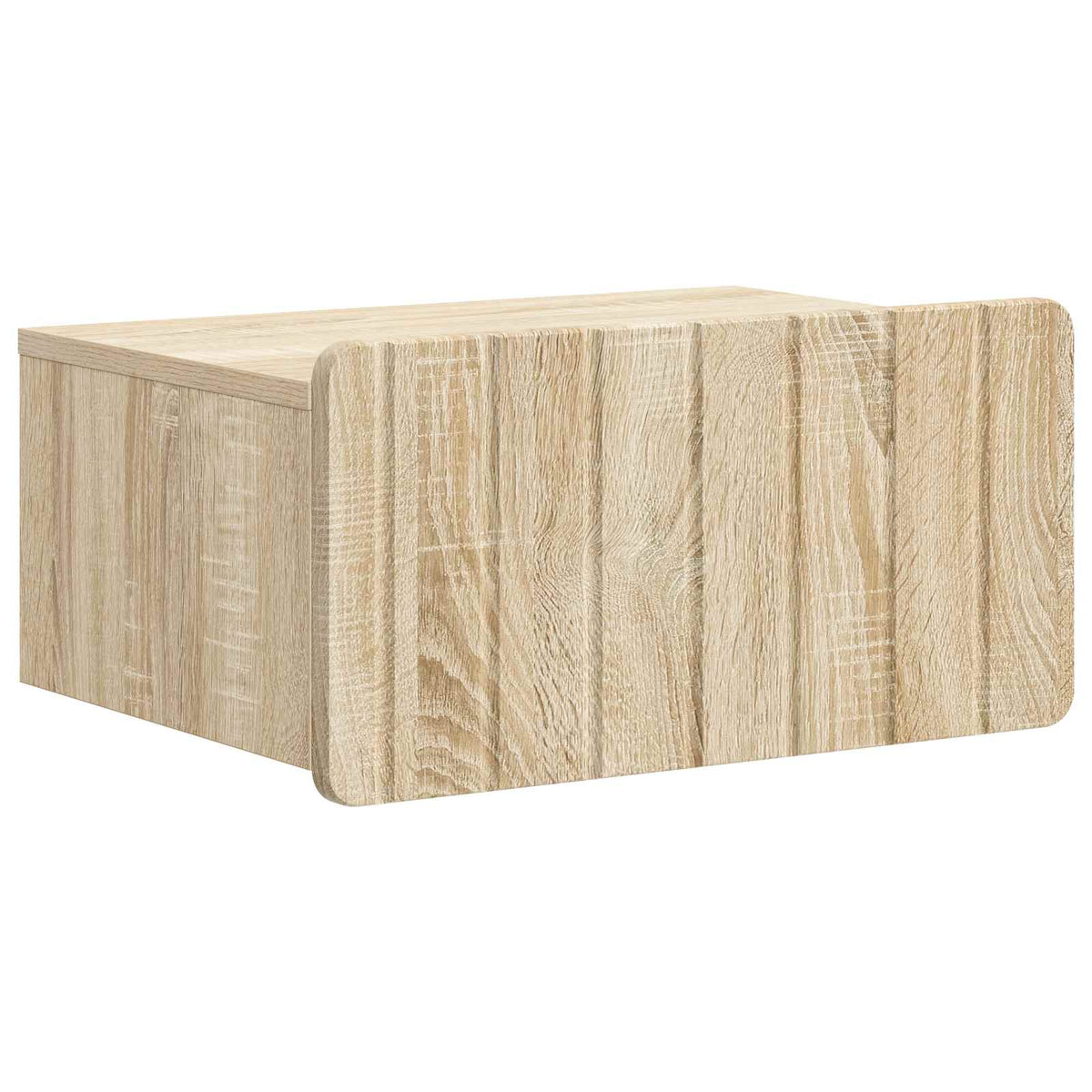 Væghængt Natbord 2 stk. Sonoma-eg 49 x 34,5 x 24 cm
