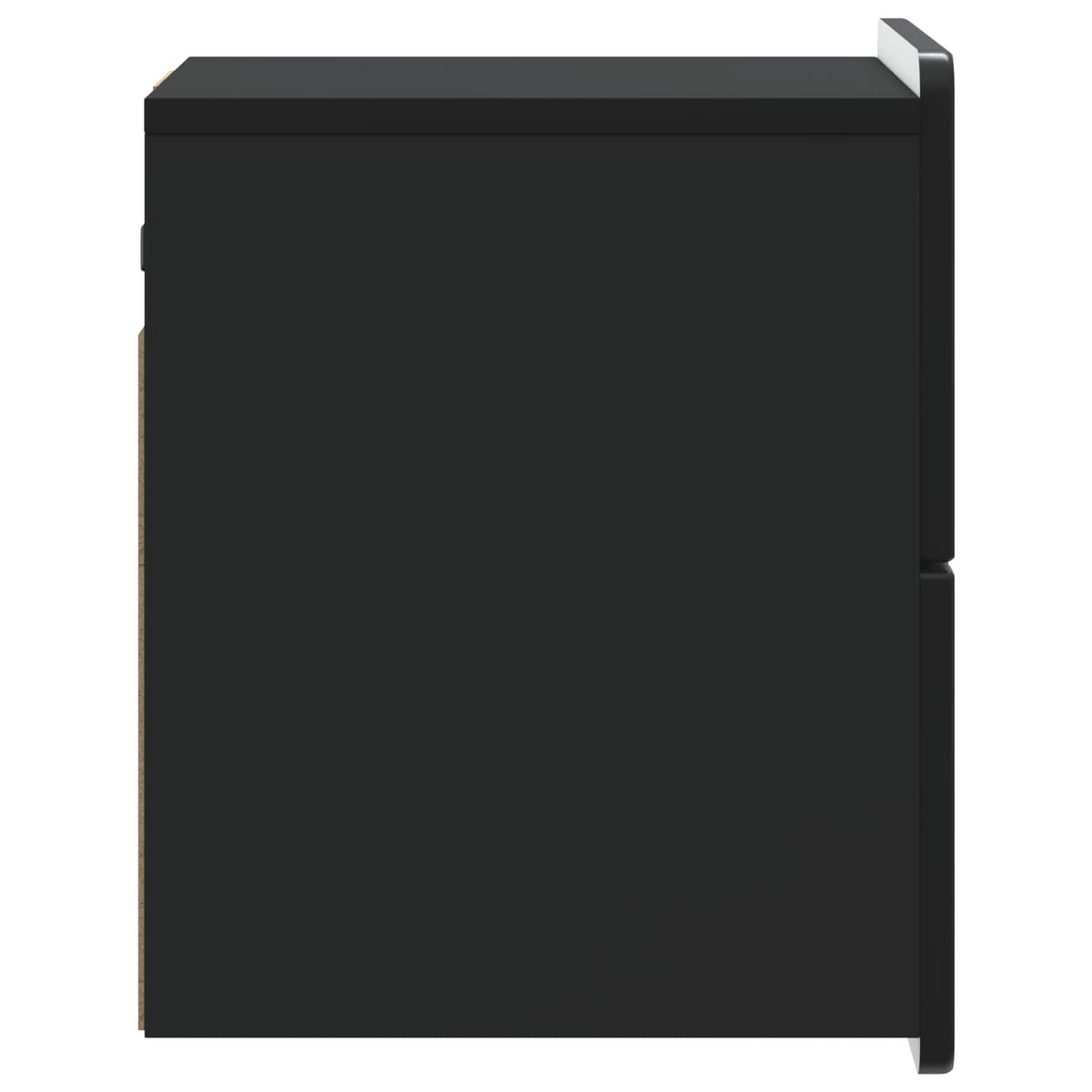 Væghængt Natbord Sort 33 x 34,5 x 43 cm Konstrueret træ