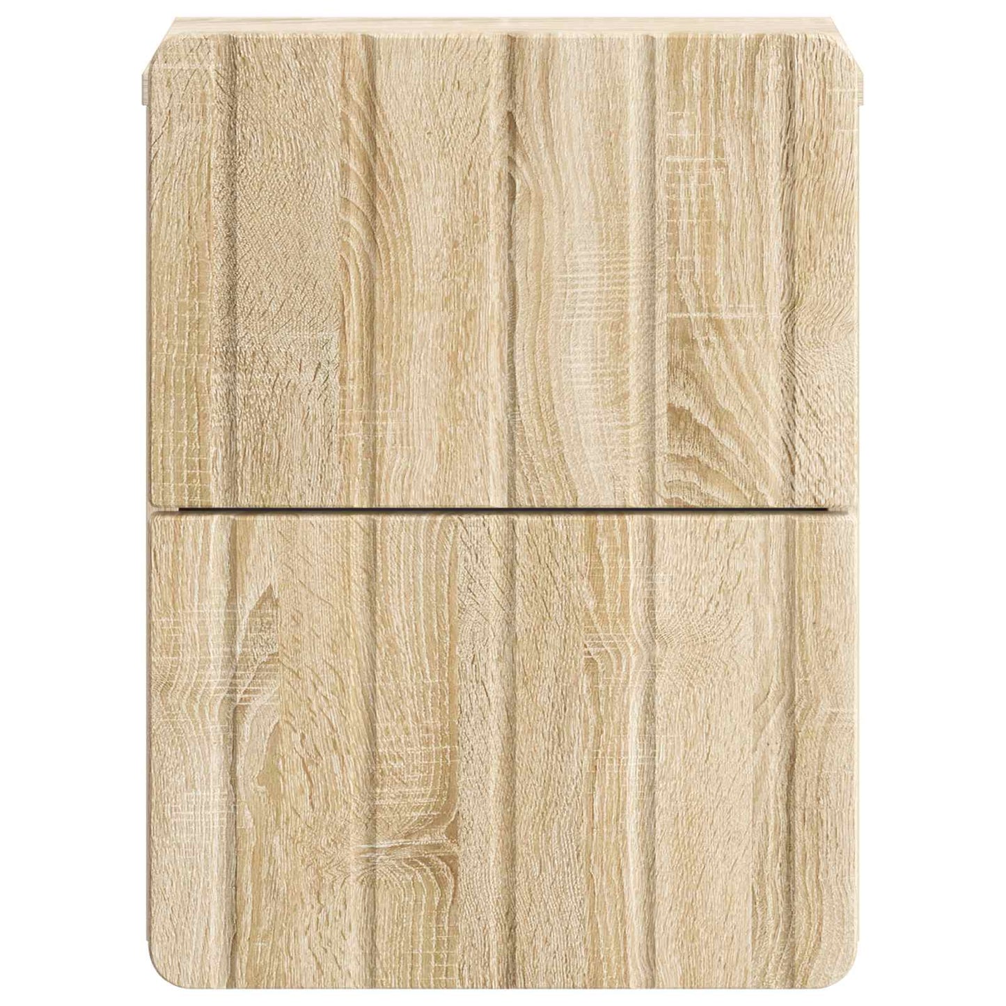 Væghængt Natbord Sonoma-eg 33 x 34,5 x 43 cm Konstrueret træ