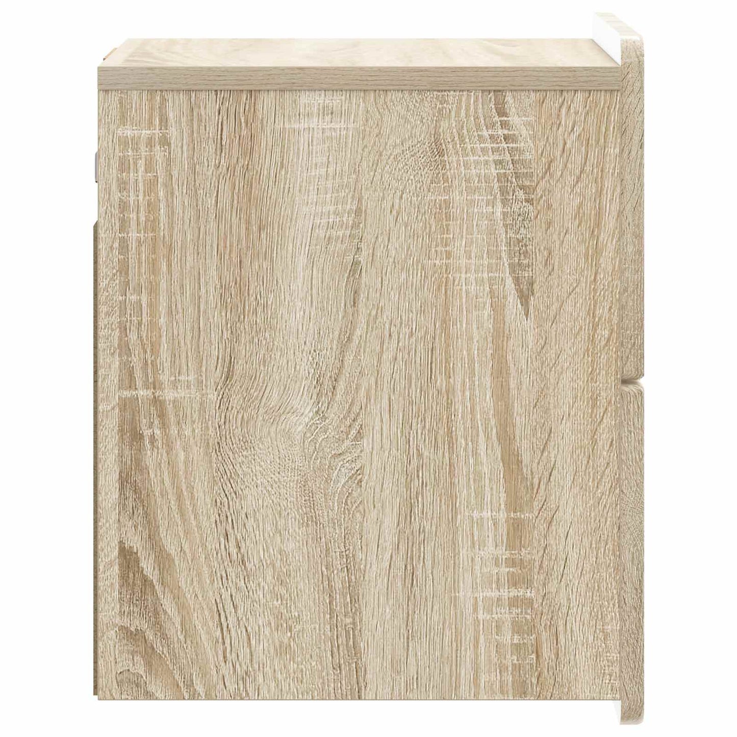 Væghængt Natbord Sonoma-eg 33 x 34,5 x 43 cm Konstrueret træ