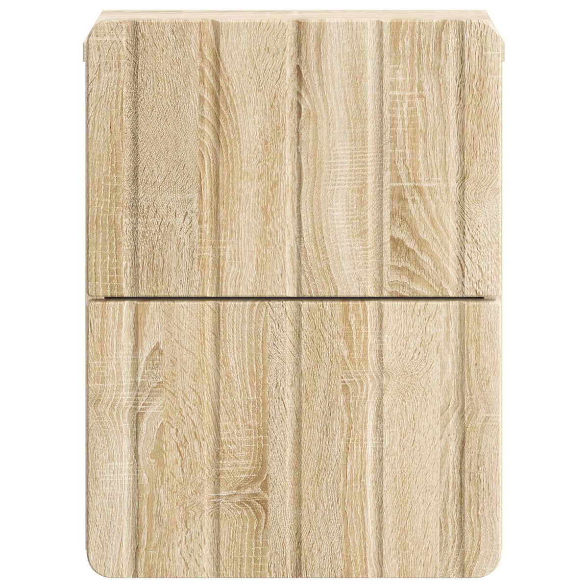 Væghængt Natbord 2 stk. Sonoma-eg 33 x 34,5 x 43 cm