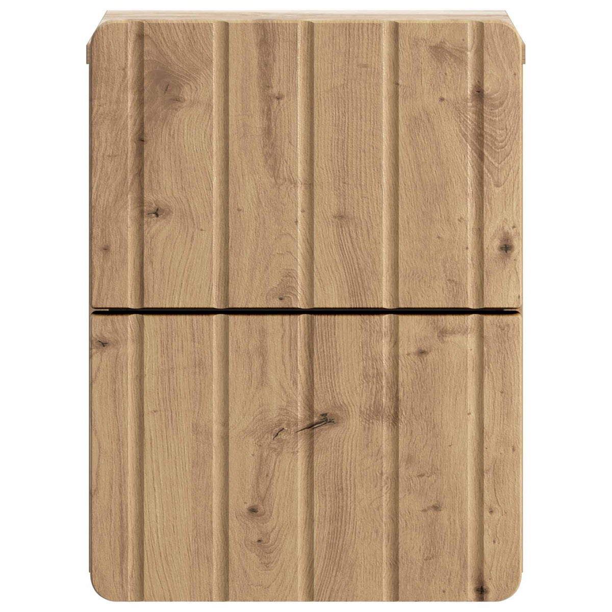 Væghængt Natbord 2 stk. Artisan-eg 33 x 34,5 x 43 cm