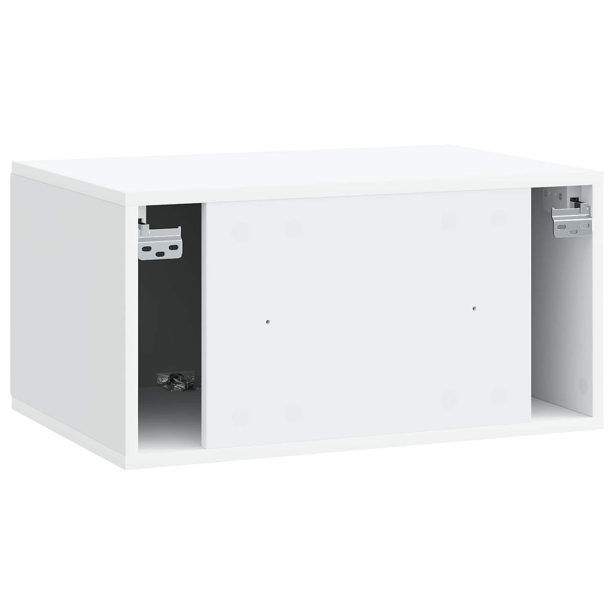 Væghængt TV-skab 59,5 x 41 x 30 cm Hvid Konstrueret træ