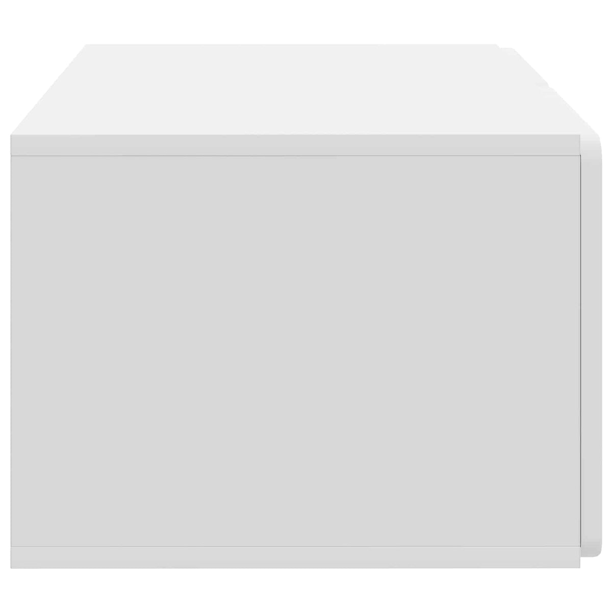 Væghængt TV-skab 59,5 x 41 x 30 cm Hvid Konstrueret træ