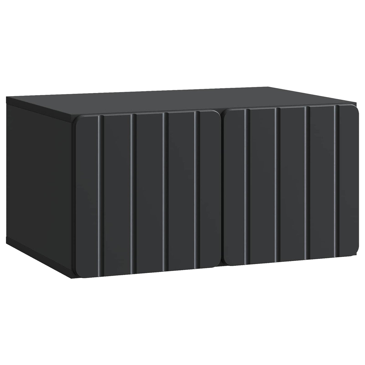 Væghængt TV-skab 59,5 x 41 x 30 cm Sort Konstrueret træ