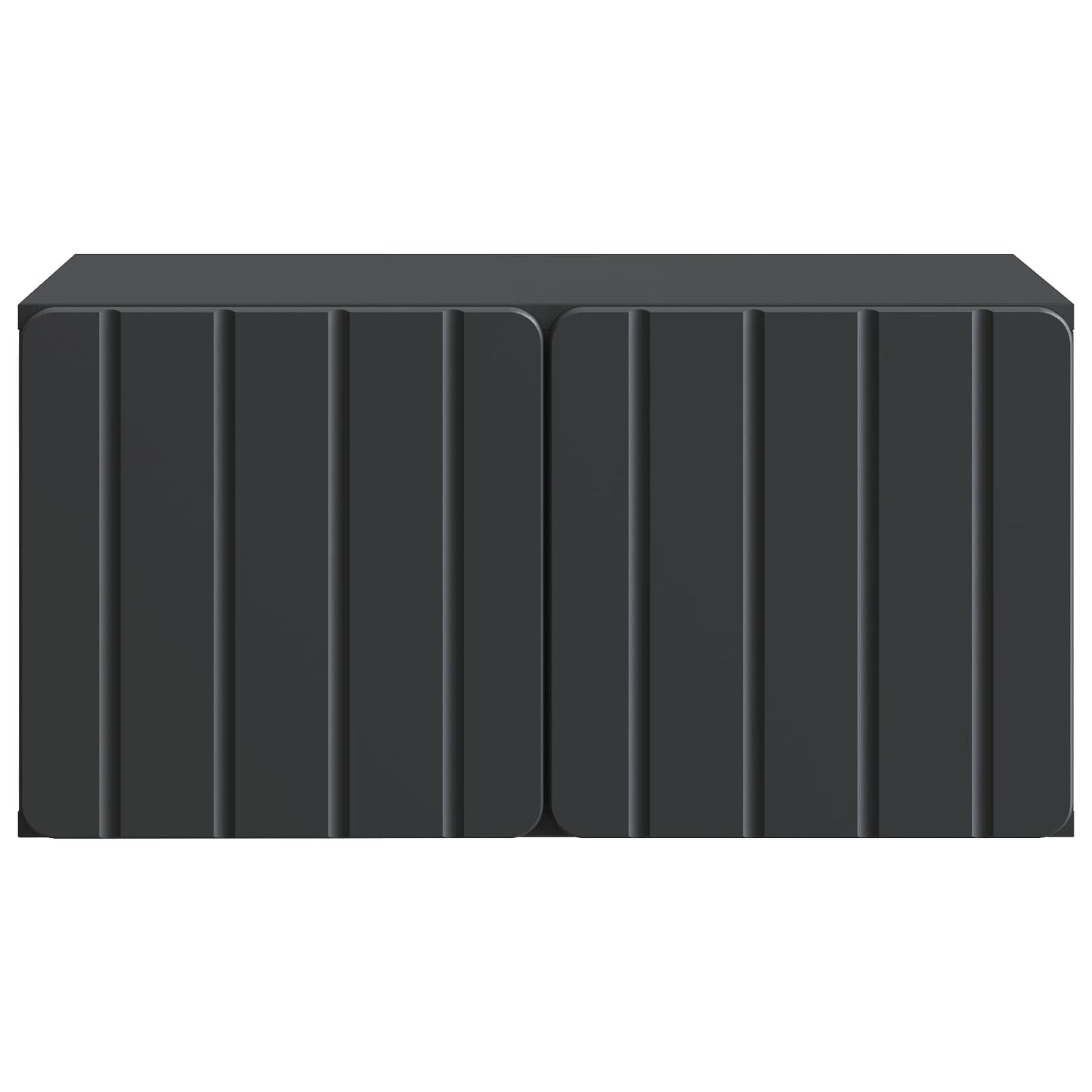 Væghængt TV-skab 59,5 x 41 x 30 cm Sort Konstrueret træ