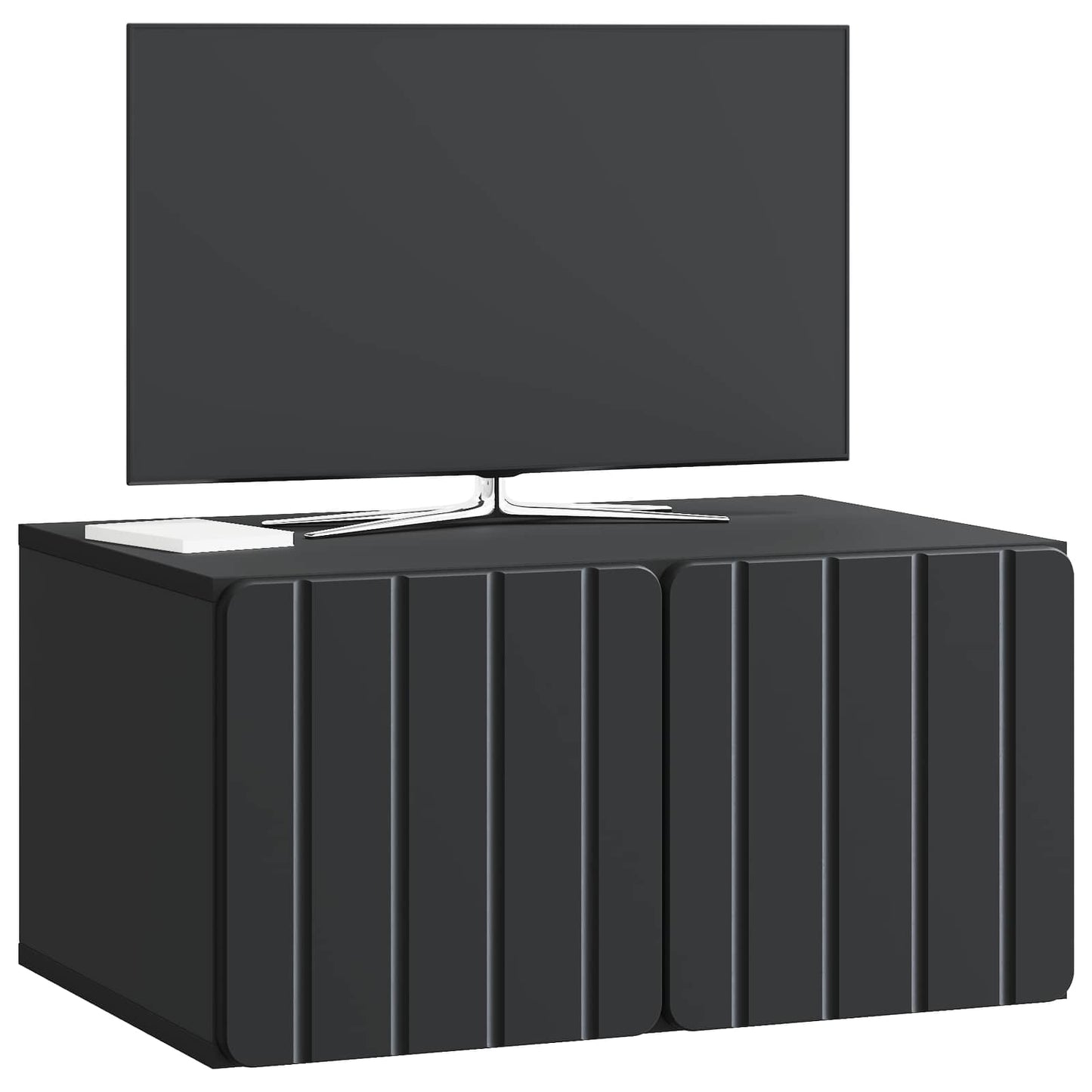 Væghængt TV-skab 59,5 x 41 x 30 cm Sort Konstrueret træ