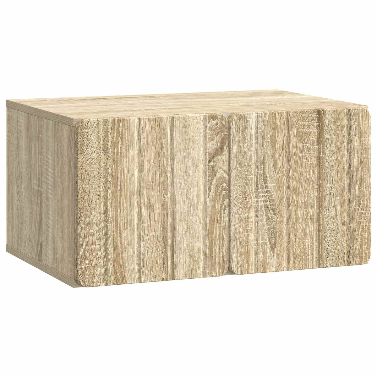 Væghængt TV-skab 59,5 x 41 x 30 cm Sonoma-eg Konstrueret træ