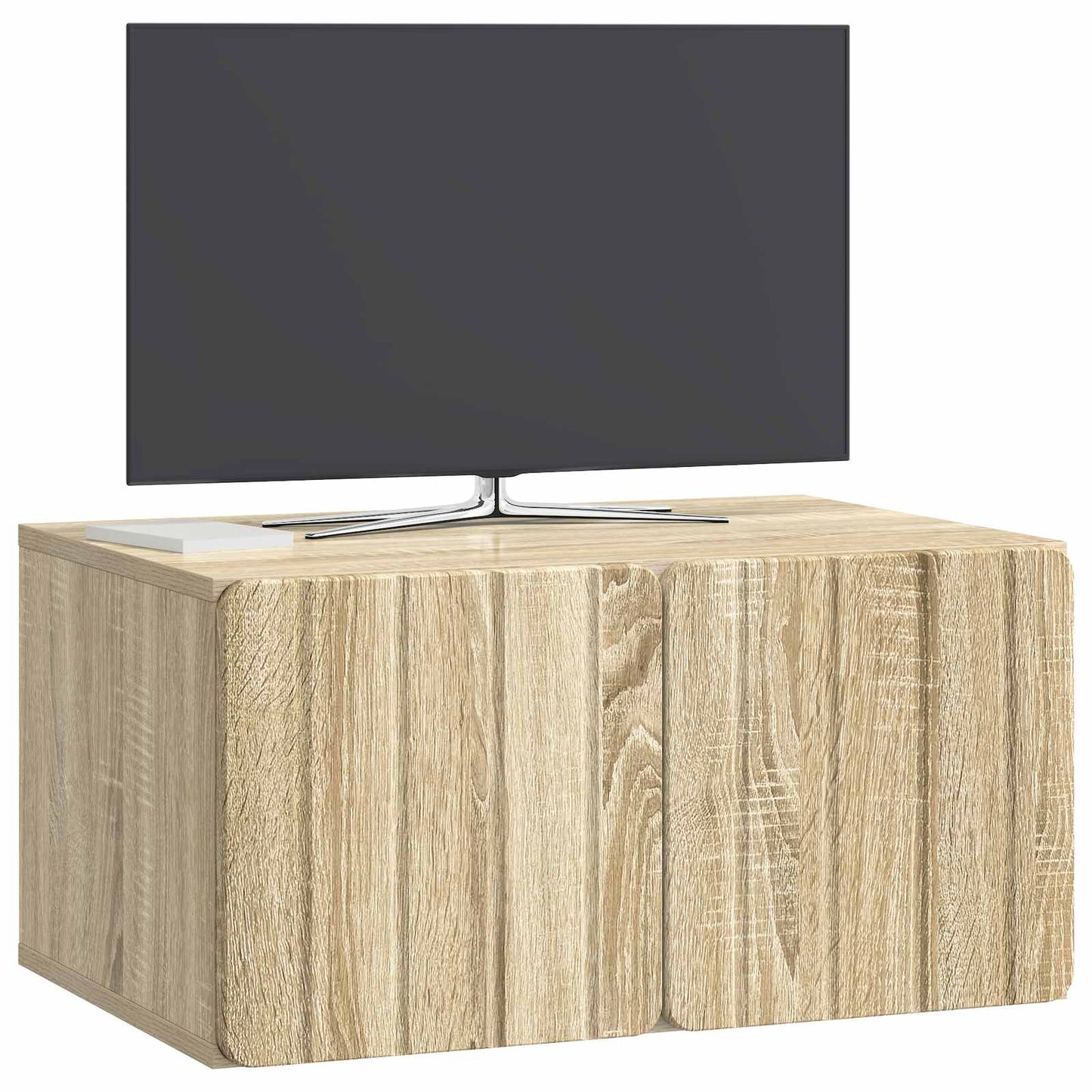 Væghængt TV-skab 59,5 x 41 x 30 cm Sonoma-eg Konstrueret træ