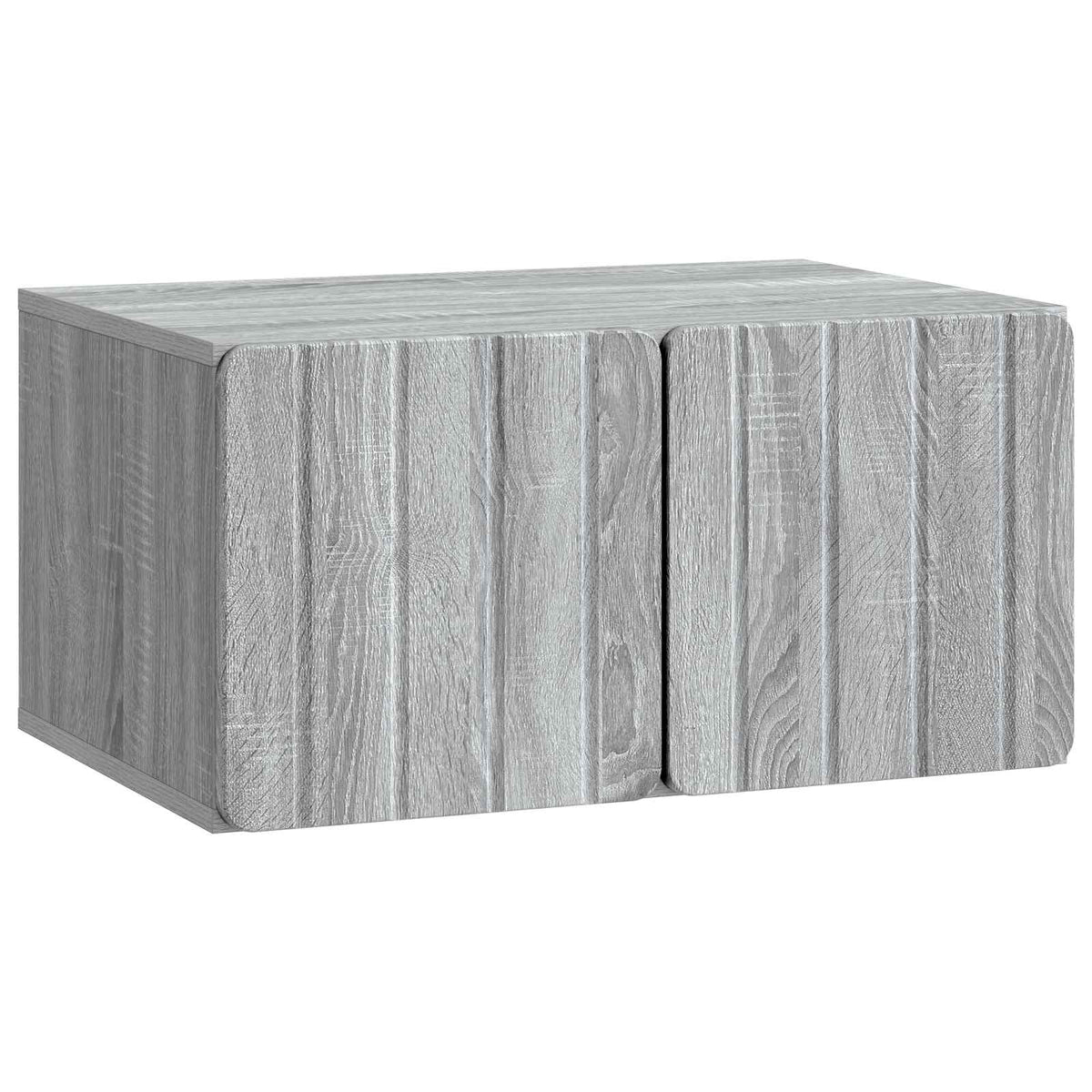 Væghængt TV-skab 59,5 x 41 x 30 cm Grå Sonoma Konstrueret træ