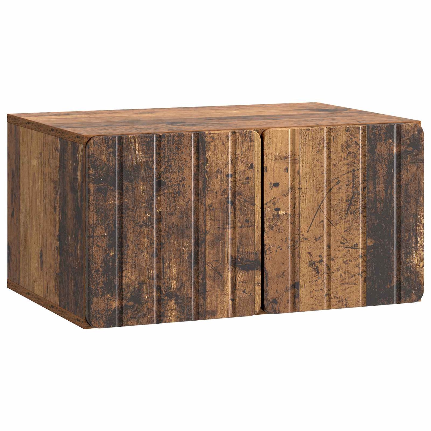 Væghængt TV-skab 59,5 x 41 x 30 cm Gammelt træ Konstrueret træ
