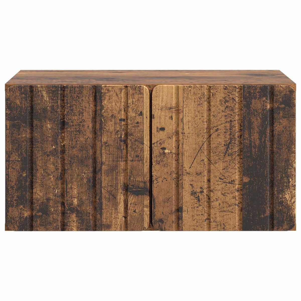 Væghængt TV-skab 59,5 x 41 x 30 cm Gammelt træ Konstrueret træ
