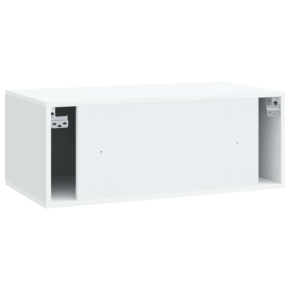 Væghængt TV-skab 78,5 x 41 x 30 cm Hvid Konstrueret træ