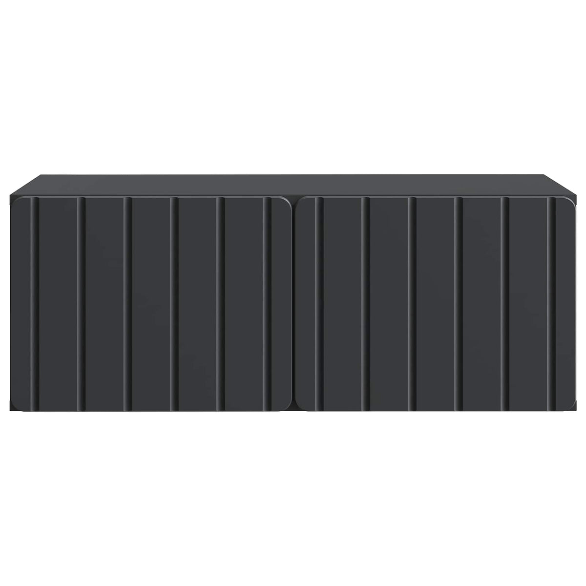 Væghængt TV-skab 78,5 x 41 x 30 cm Sort Konstrueret træ