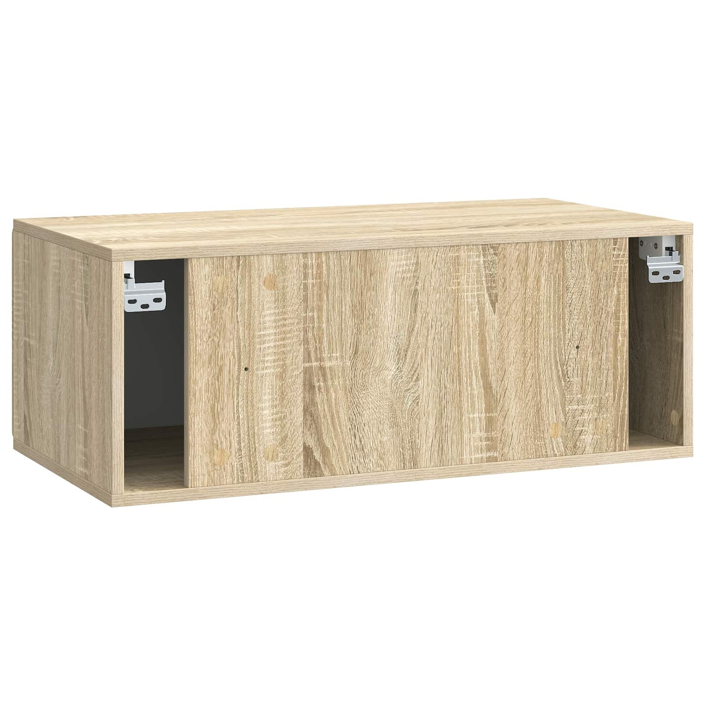 Væghængt TV-skab 78,5 x 41 x 30 cm Sonoma-eg Konstrueret træ