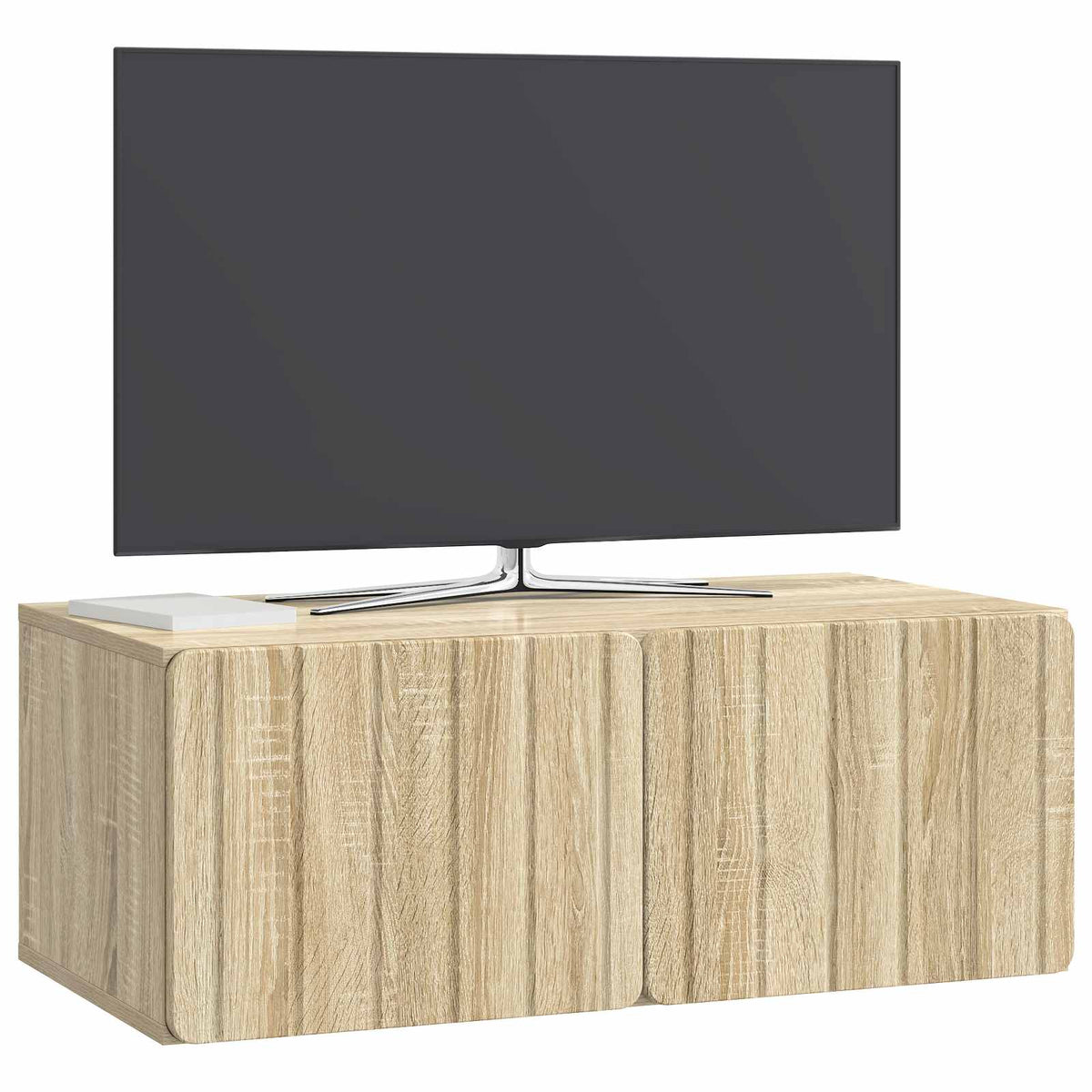 Væghængt TV-skab 78,5 x 41 x 30 cm Sonoma-eg Konstrueret træ