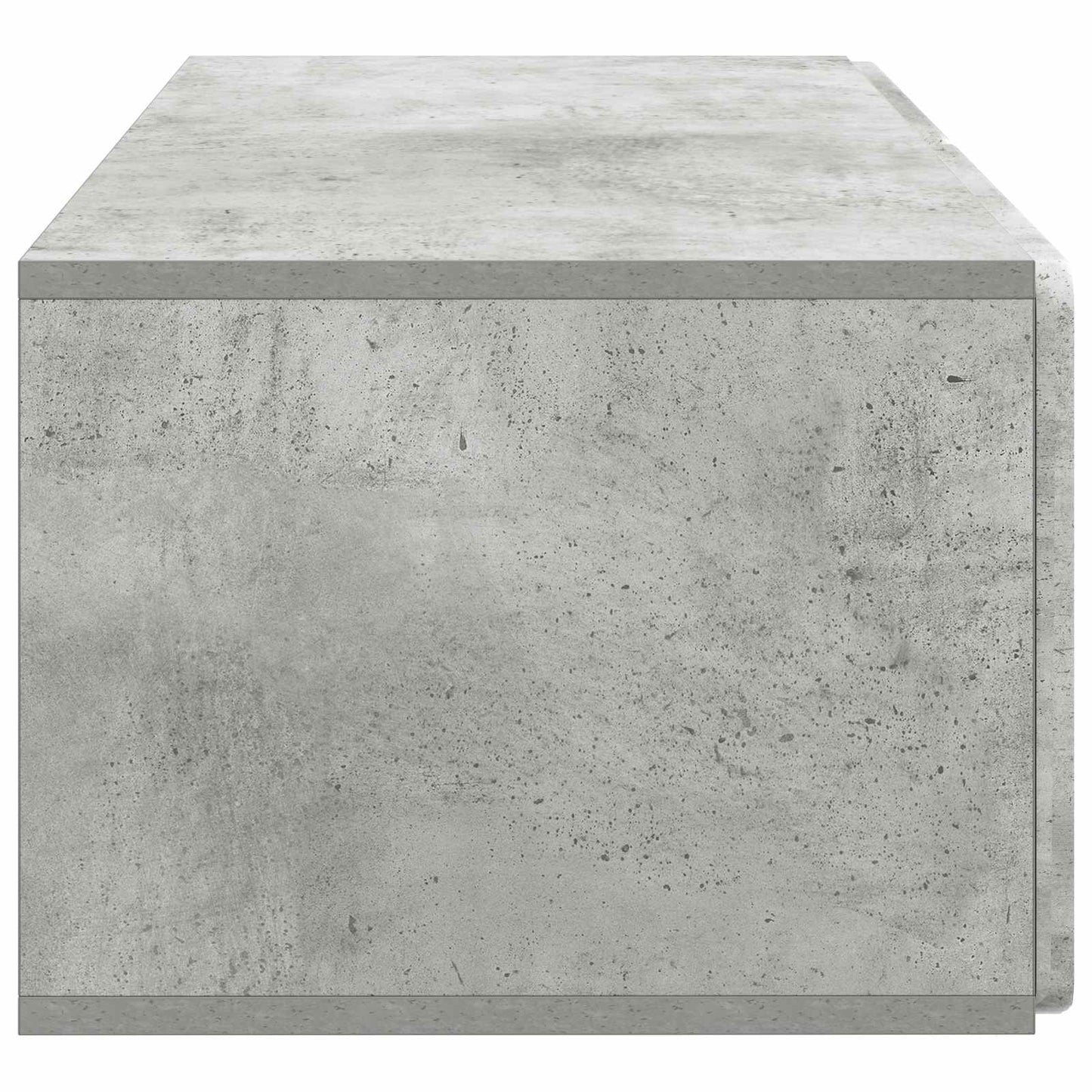 Væghængt TV-skab 78,5 x 41 x 30 cm Betongrå Konstrueret træ