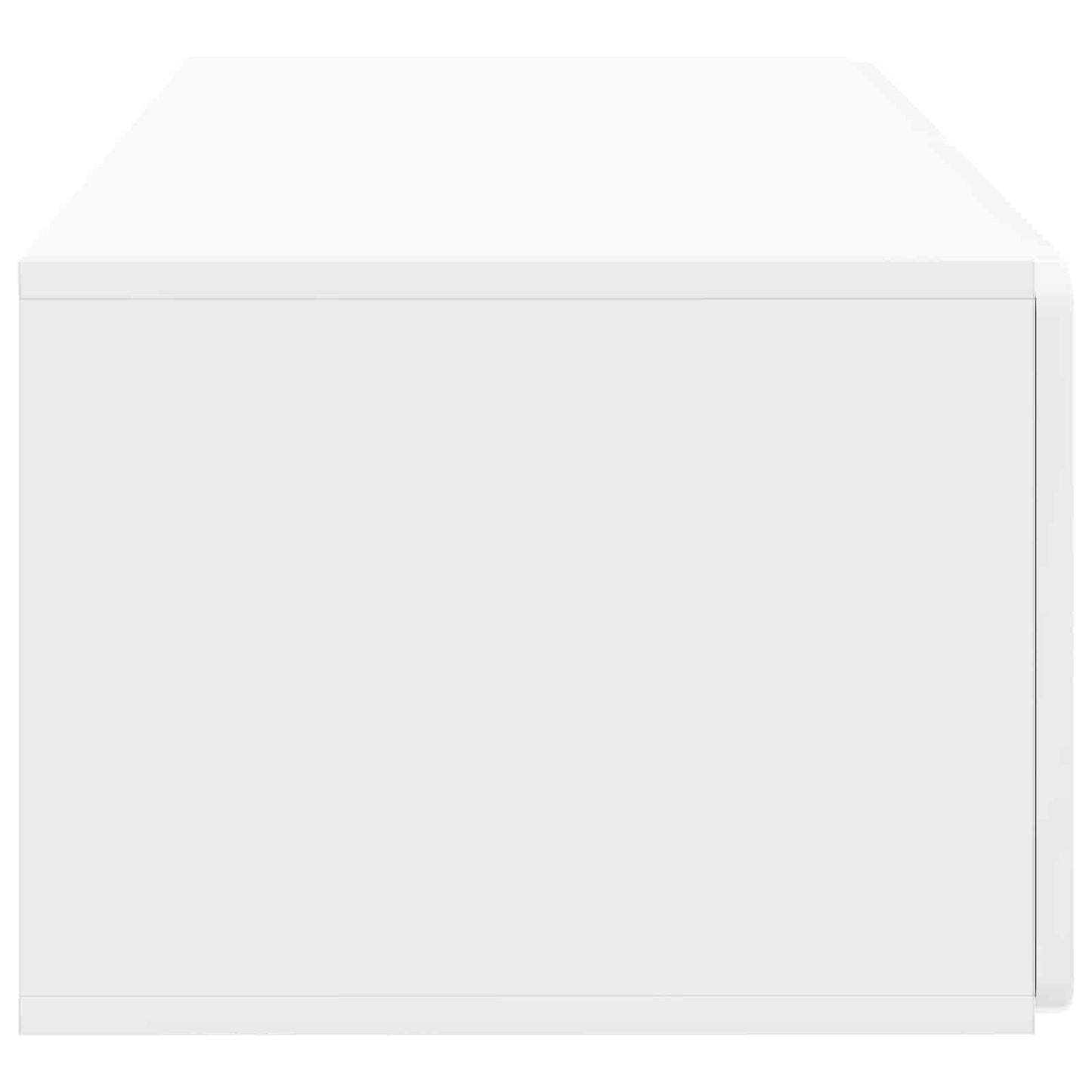 Væghængt TV-skab 78,5 x 41 x 30 cm Hvid højglans