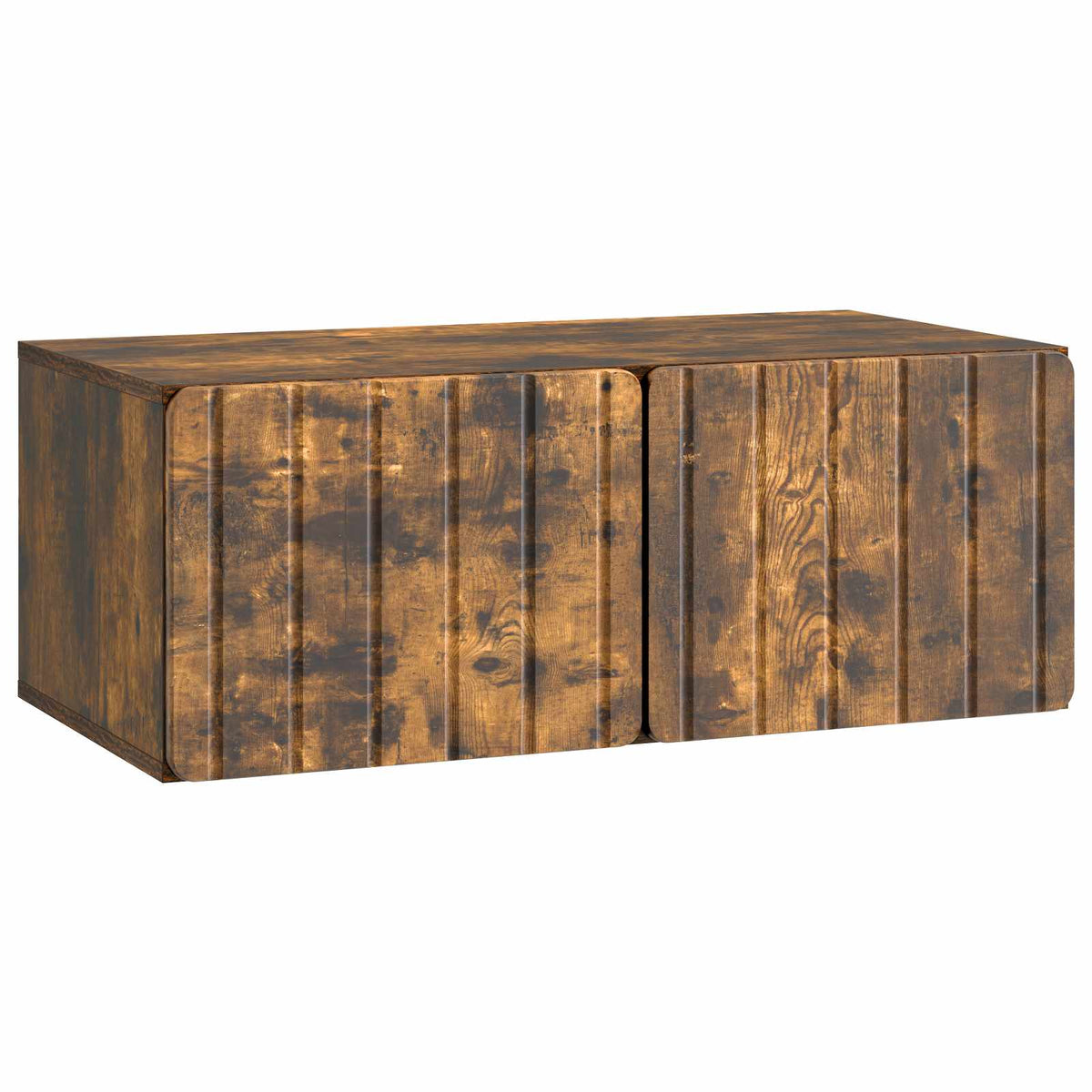 Væghængt TV-skab 78,5 x 41 x 30 cm Røget eg Konstrueret træ