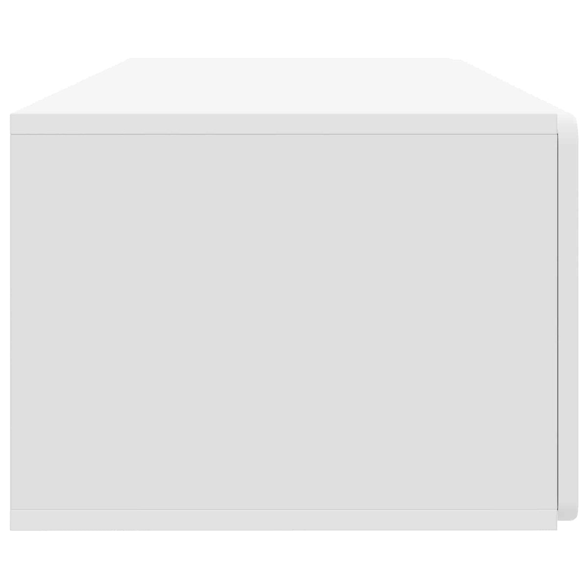Væghængt TV-skab 98 x 41 x 30 cm Hvid Konstrueret træ