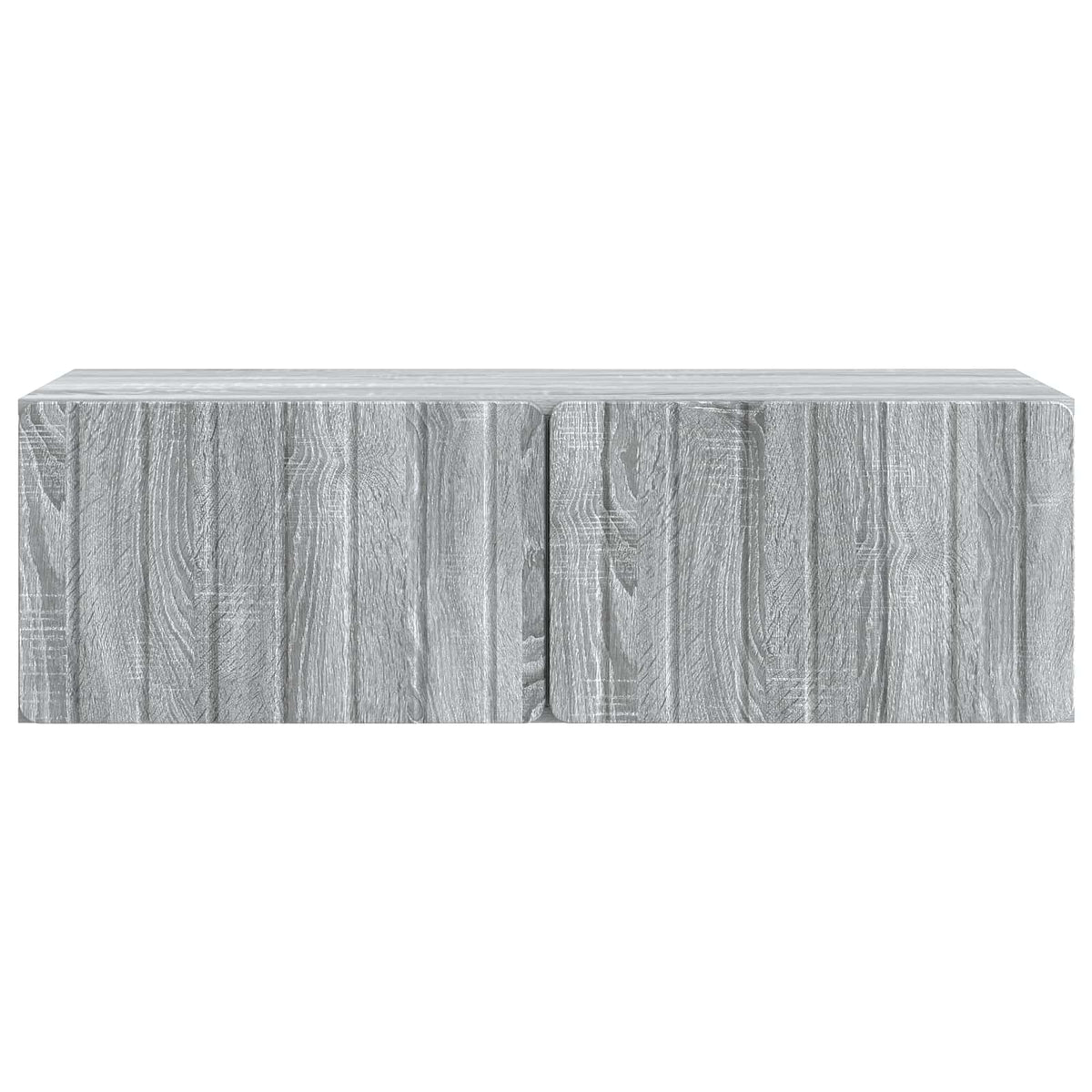 Væghængt TV-skab 98 x 41 x 30 cm Grå Sonoma Konstrueret træ