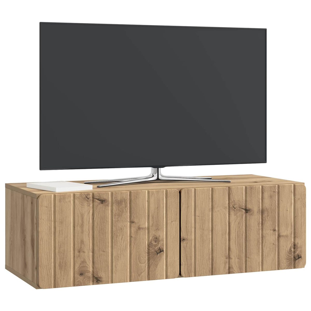 Væghængt TV-skab 98 x 41 x 30 cm Artisan-eg Konstrueret træ