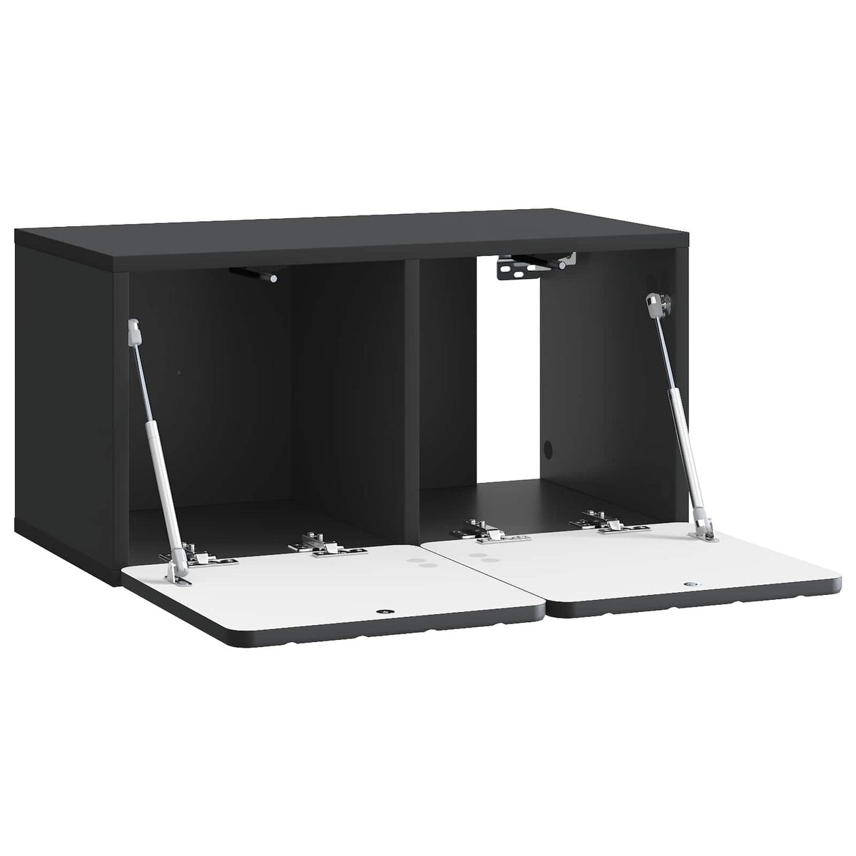 Væghængt TV-skab 59,5 x 31 x 30 cm Sort Konstrueret træ