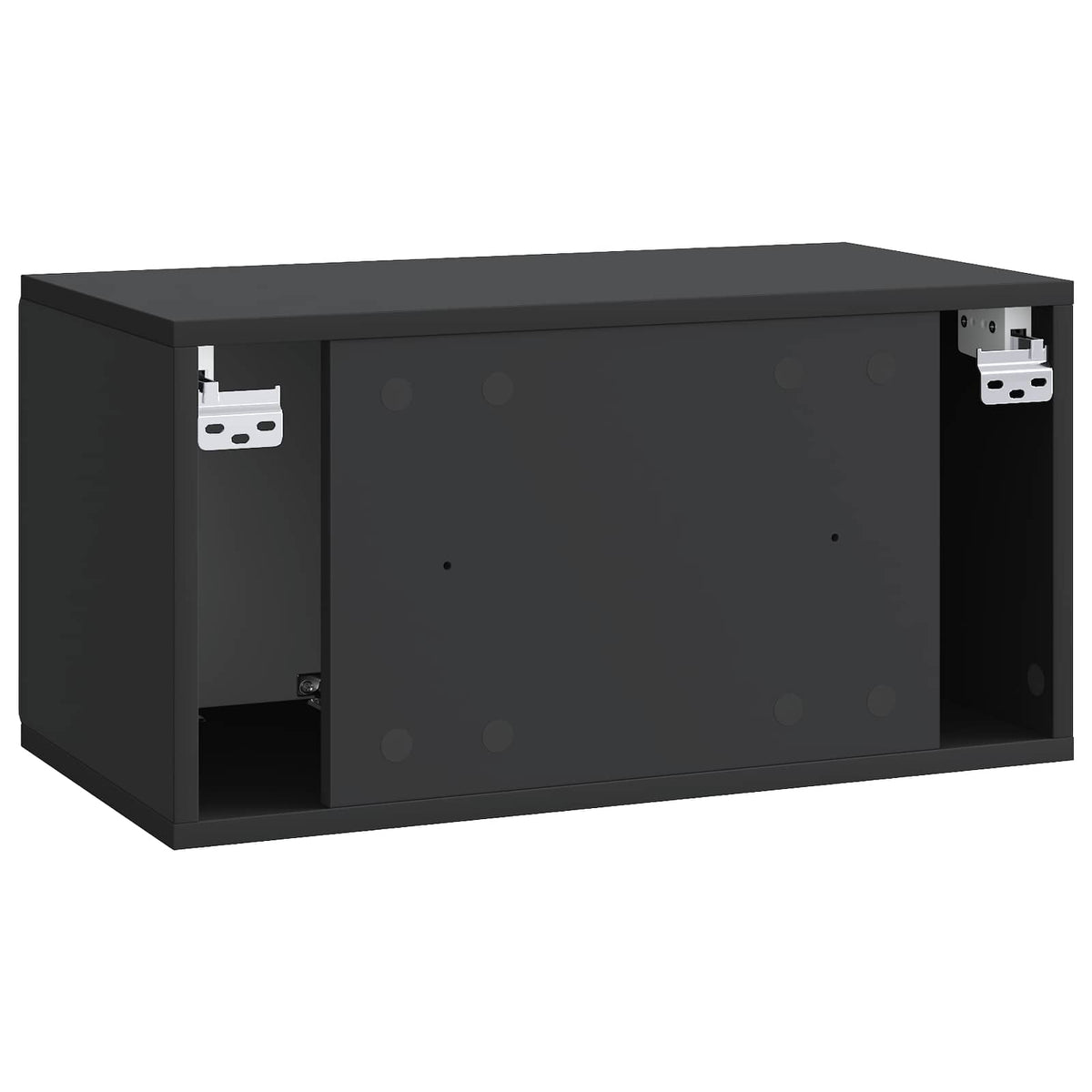 Væghængt TV-skab 59,5 x 31 x 30 cm Sort Konstrueret træ