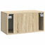 Væghængt TV-skab 59,5 x 31 x 30 cm Sonoma-eg Konstrueret træ