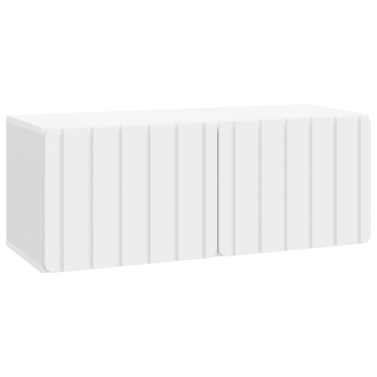 Væghængt TV-skab 78,5 x 31 x 30 cm Hvid Konstrueret træ