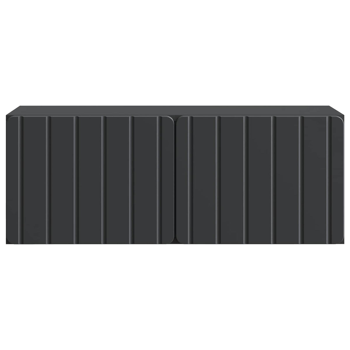 Væghængt TV-skab 78,5 x 31 x 30 cm Sort Konstrueret træ