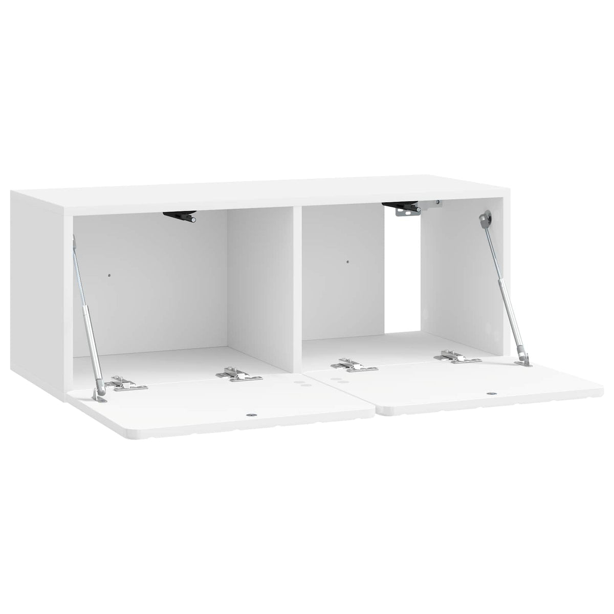 Væghængt TV-skab 78,5 x 31 x 30 cm Hvid højglans