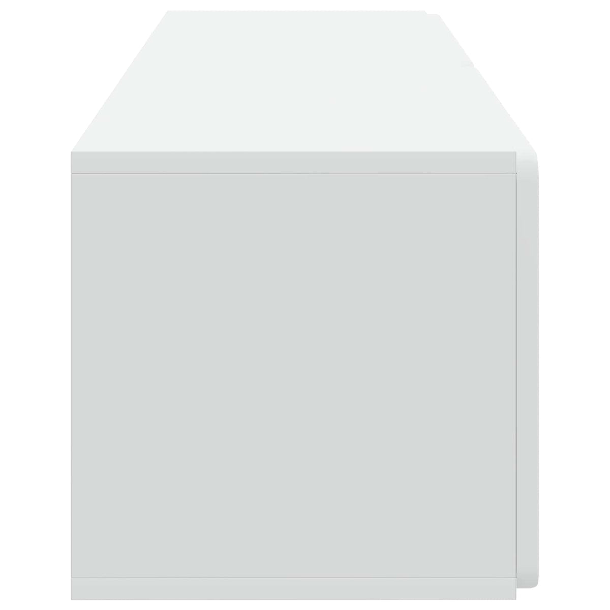 Væghængt TV-skab 98 x 31 x 30 cm Hvid Konstrueret træ
