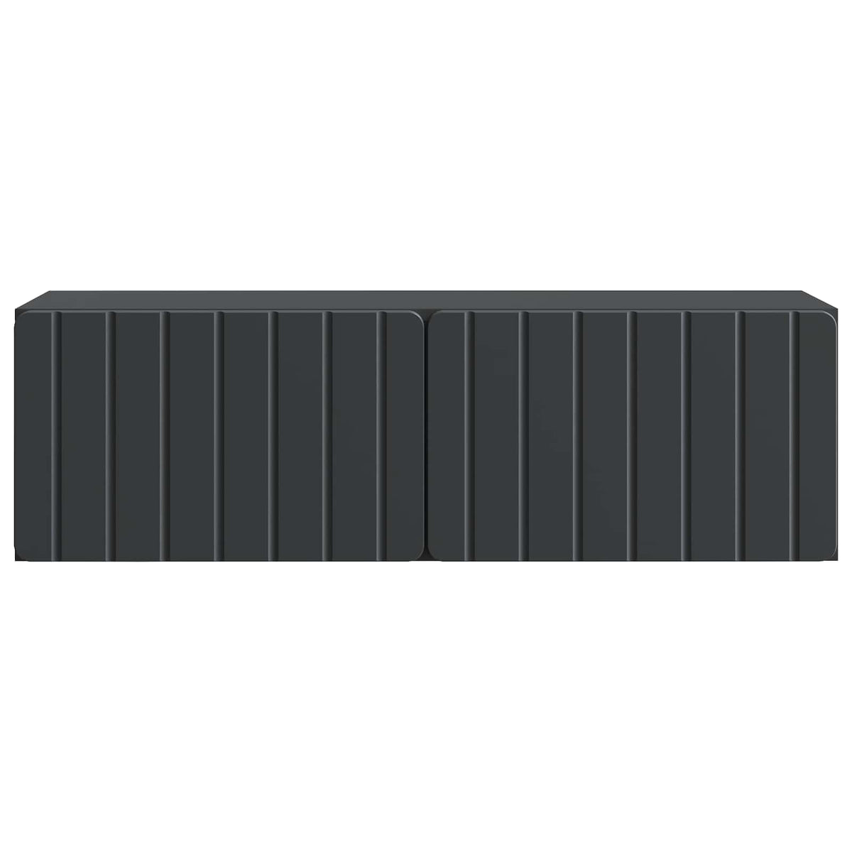 Væghængt TV-skab 98 x 31 x 30 cm Sort Konstrueret træ