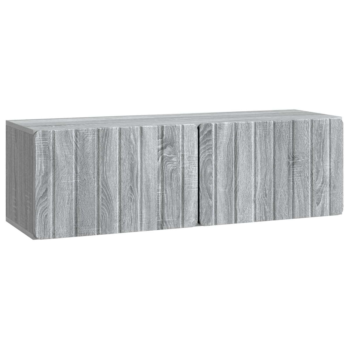 Væghængt TV-skab 98 x 31 x 30 cm Grå Sonoma Konstrueret træ